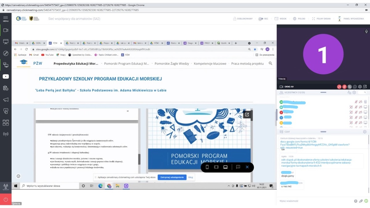 Pomorskie Żagle Wiedzy - wsparcie regionalne2