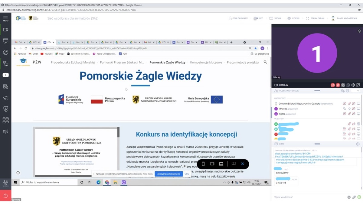 Pomorskie Żagle Wiedzy - wsparcie regionalne3