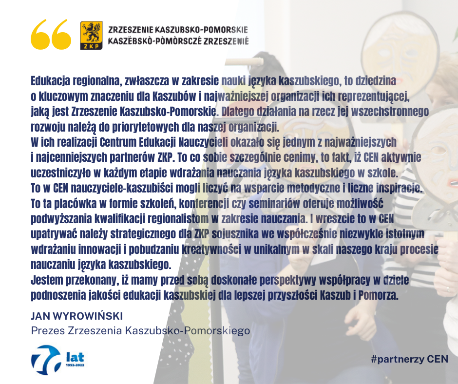 Partnerzy CEN_ZKP Partnerzy CEN_ZKP