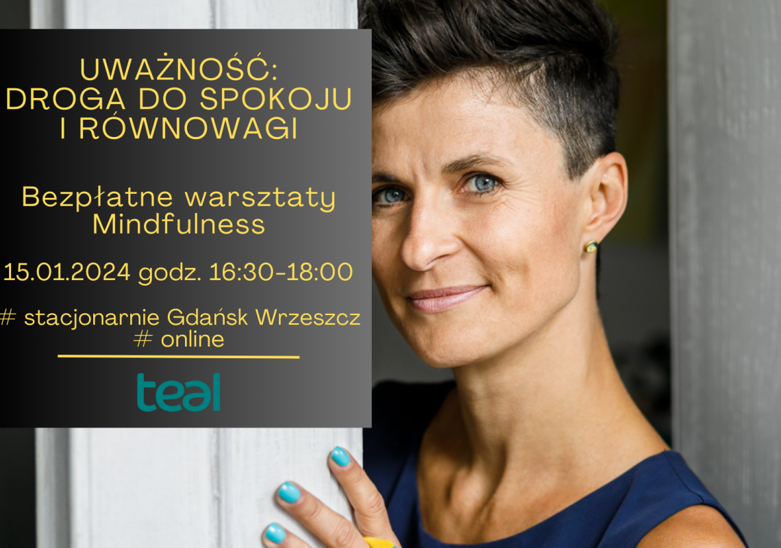 Uważność: odpoczynek dla duszy w zimowy mrok. Bezpłatne warsztaty mindfulness z Małgorzatą Jasnoch