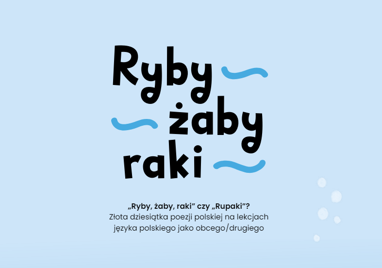 Poezja polska na lekcjach języka polskiego jako drugiego