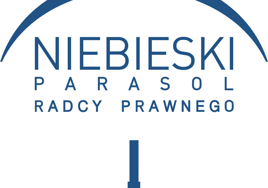 niebieski parasol logo