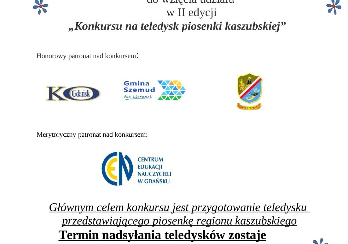 plakat II edycja konkursu na teledysk — aktualne zdjęcie