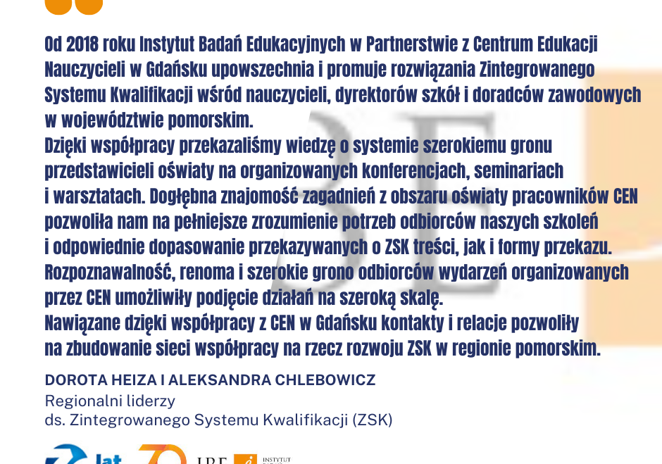 Partnerzy CEN IBE