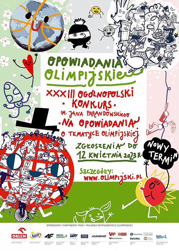 XXXIII Ogólnopolski Konkurs <br>im. Jana Parandowskiego <br>na opowiadania o tematyce olimpijskiej