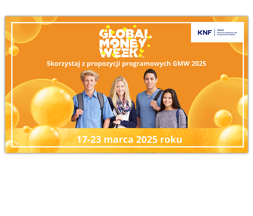 Grafika promująca kampanię Global Money Week