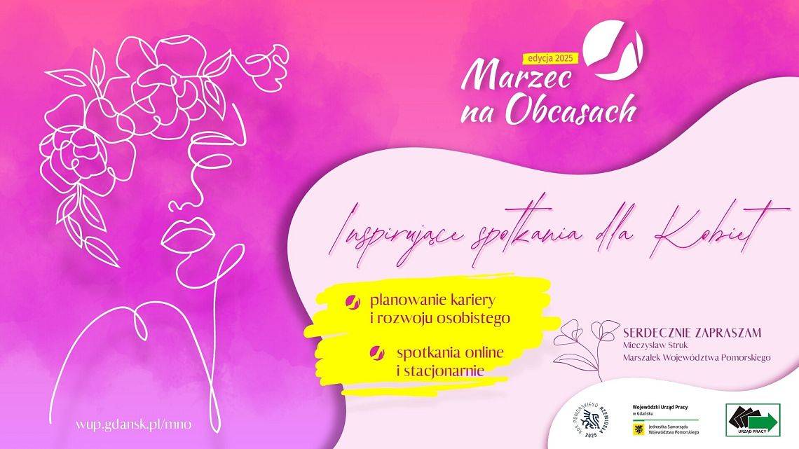 Zaproszenie do udziału w bezpłatnych webinarach, w ramach wydarzenia „Marzec na Obcasach”