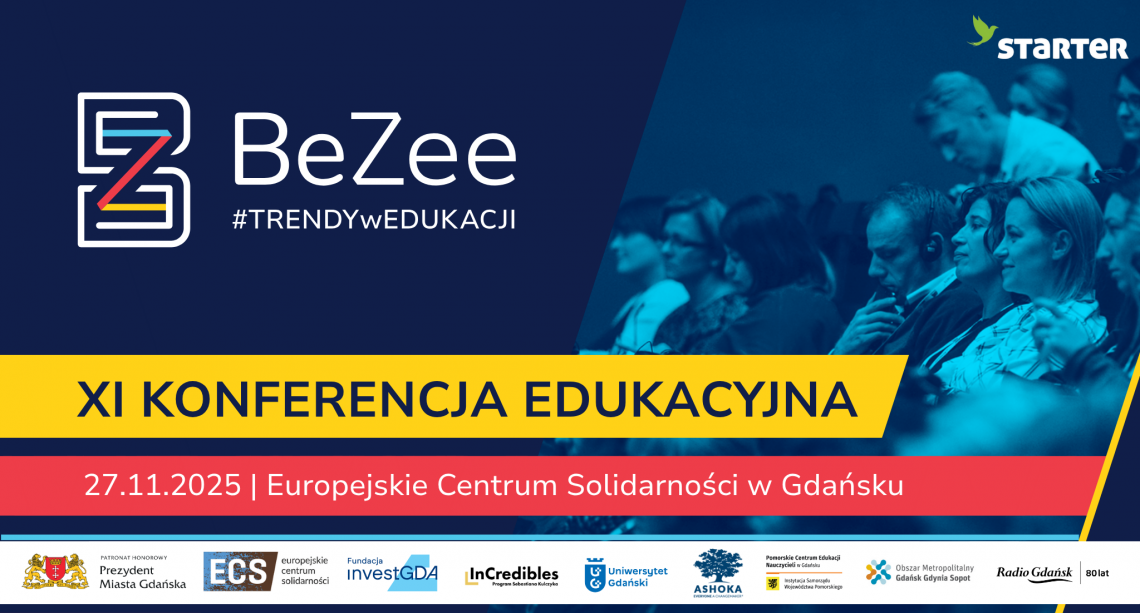 Logotyp promujący konferencję BeZee