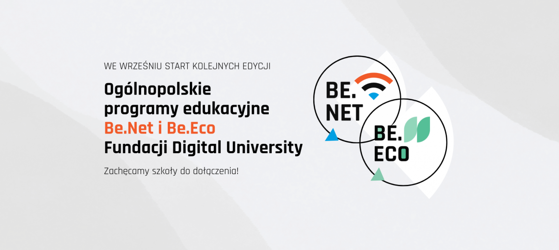 Bezpłatne programy edukacyjne Be.Net i Be.Eco