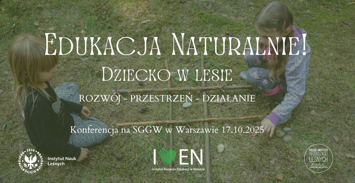 Grafika promująca konferencję Edukacja Naturalnie