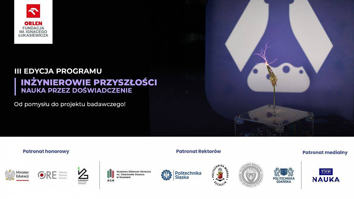Grafika promująca program Inżynierowie Przyszłości