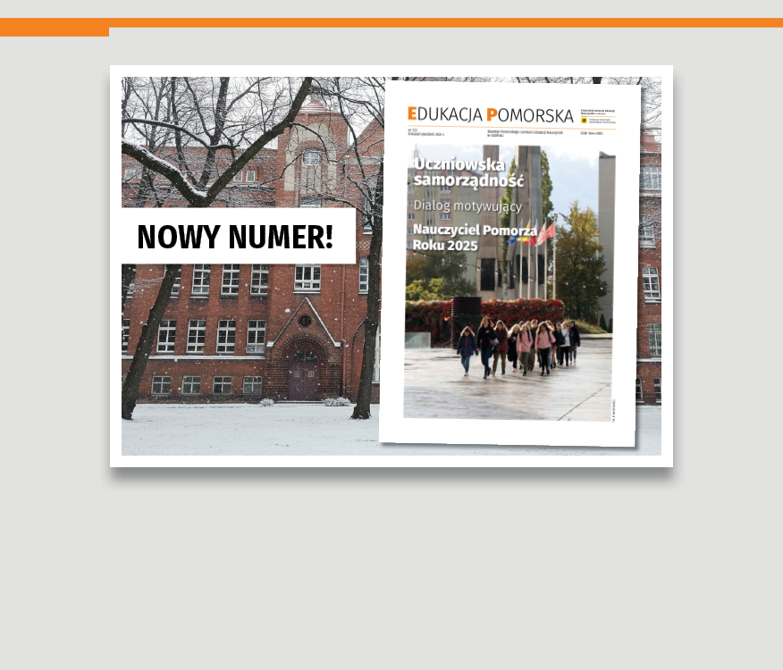 Grafika promująca 133. numer Edukacji Pomorskiej