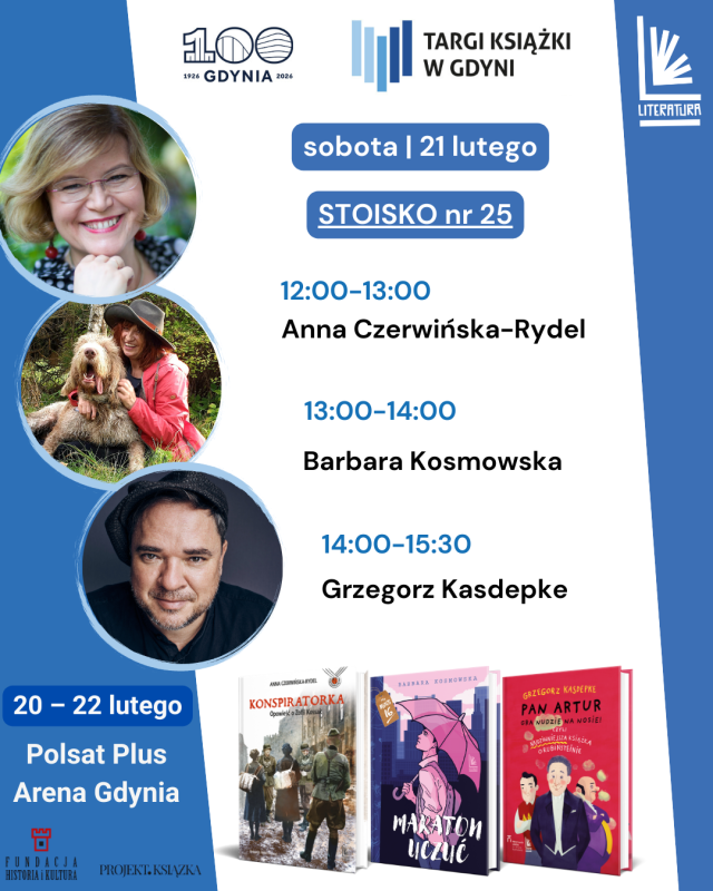 Targi Książki w Gdyni 2026 z Wydawnictwem Literatura