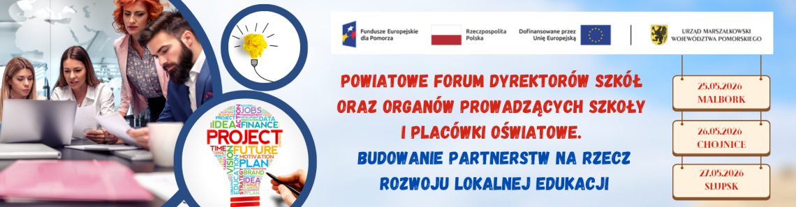 Powiatowe fora dyrektorów szkół oraz organów prowadzących szkoły i placówki oświatowe