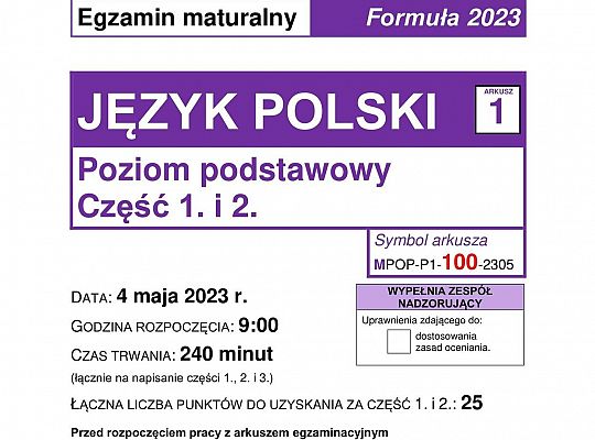 Sprawozdanie Matura 2023