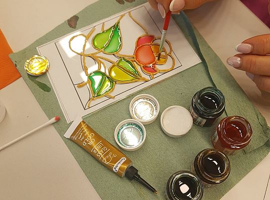 Malowanie na szkle fot. S.K.-M.