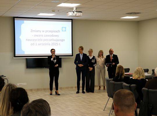 Spotkanie Pomorskiej sieci dyrektorów przedszkoli, szkół i placówek oświatowych powiatu gdańskiego