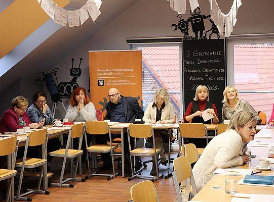 Spotkanie Pomorskiej sieci szkół i placówek oświatowych powiatu puckiego