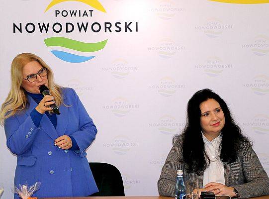 Spotkanie dyrektorów szkół i placówek oświatowych powiatu nowodworskiego