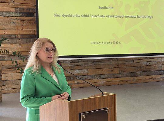 Spotkanie Pomorskiej sieci dyrektorów szkół i placówek oświatowych powiatu kartuskiego