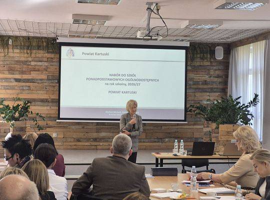 Spotkanie Pomorskiej sieci dyrektorów szkół i placówek oświatowych powiatu kartuskiego