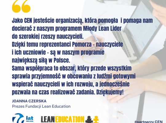 Partnerzy CEN Lean Education