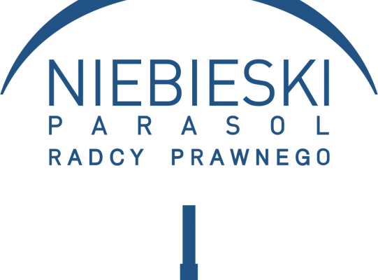 niebieski parasol logo
