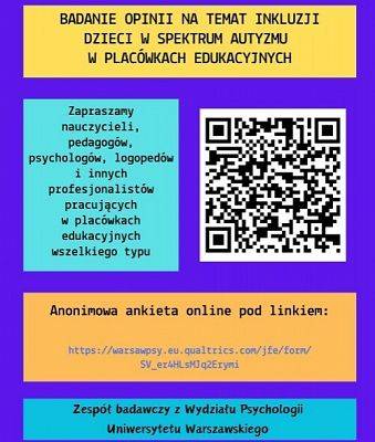 Edukacja włączająca dzieci w spektrum autyzmu