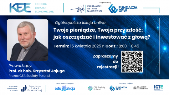 Grafika promujaca szkolenie: Twoje pieniądze, Twoja przyszłość