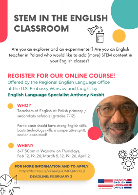 Szkolenia online dla nauczycieli angielskiego i przedmiotów ścisłych