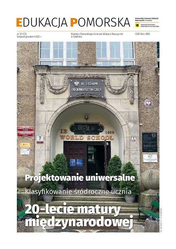 Okładka: Edukacja Pomorska Nr 121 [Zobacz]