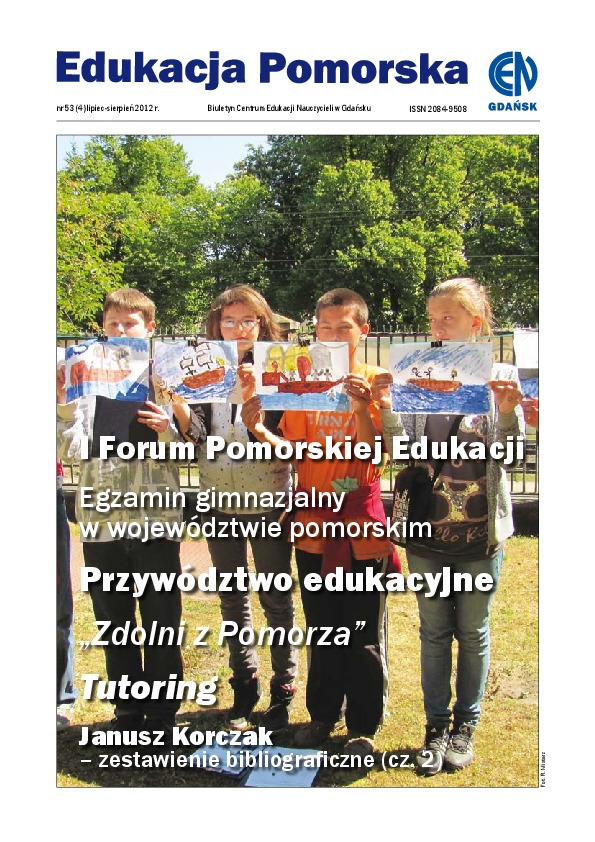 Okładka: Nr 53 (4) lipiec–sierpień 2012 r.